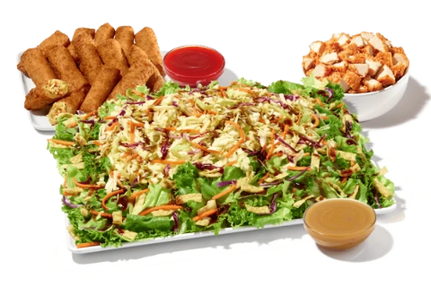 Zaxby’s Catering Menu With Prices (2026): Platters & Drinks 12 Asian Zensation Zalad Platter