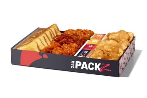 Zaxby’s Catering Menu With Prices (2026): Platters & Drinks 4 Boneless Wings Zax Packz