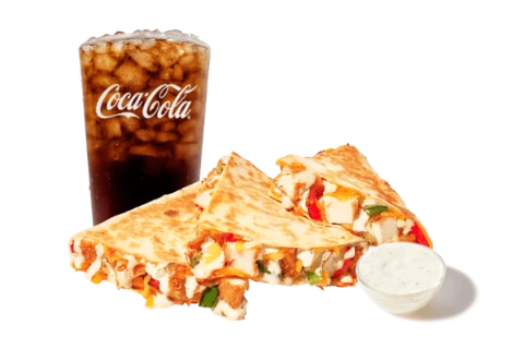 Zaxby's Menu With Prices 2026 | Calories, Pictures & PDF 8 Chicken Fajita Quesadilla 1040 - 1370 Cal
