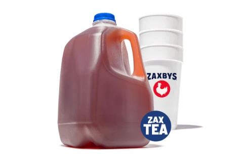 Zaxby's Menu With Prices 2026 | Calories, Pictures & PDF 57 Gallon of Tea 0 - 1750 Cal