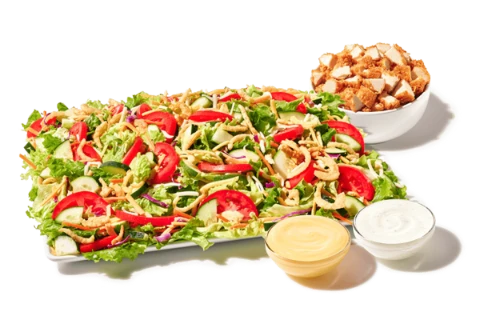 Zaxby’s Catering Menu With Prices (2026): Platters & Drinks 14 House Zalad Platter