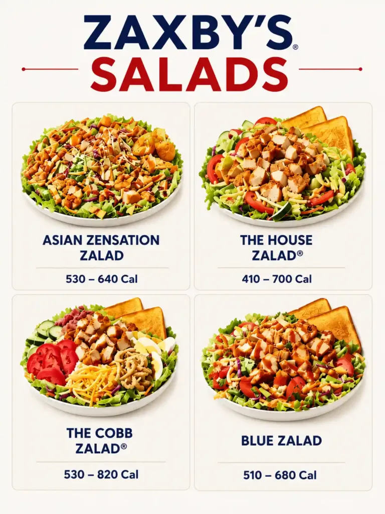 Zaxby's Salads 1 Zaxbys Salads