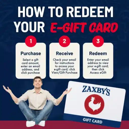 Check Zaxby's Gift Card Balance Online | Purchase & Redeem 2 Redeem E-Gift Card